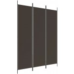 Lumarko Paraván 3-panelový hnědý 150 x 200 cm – Zboží Dáma