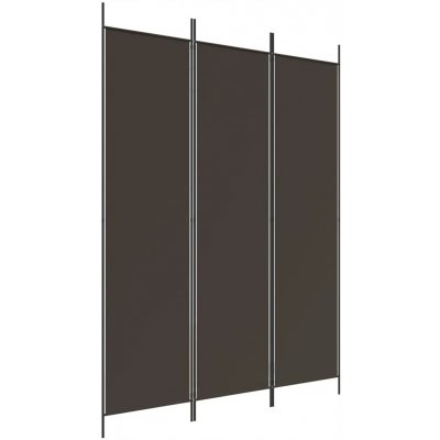 Lumarko Paraván 3-panelový hnědý 150 x 200 cm – Zboží Dáma