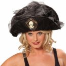 Pirátský klobouk s lebkou