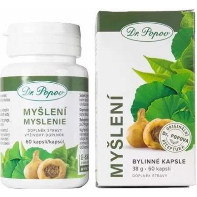 Dr. Popov Bylinné kapsle Myšlení 60 kapslí – Hledejceny.cz
