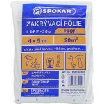 Spokar Fólie zakrývací 4 x 5 m LDPE-30MY – Zboží Mobilmania