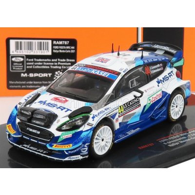 Ixo Wrc-models Ford england Fiesta N 44 Rally Montecarlo 2021 G.greensmith E.edmondson Modrá Bílá 1:43 – Zbozi.Blesk.cz