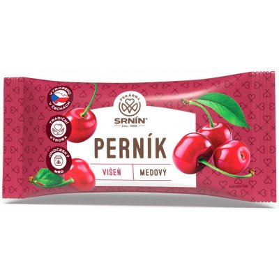 Rej Food Srnín Medový perník s višněmi 60 g – Hledejceny.cz