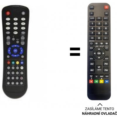 Dálkový ovladač Predátor Golden Media 9060, 9080, Opticum 7300. – Hledejceny.cz