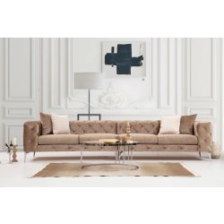 Atelier del Sofa 4-Seat Sofa ComoDark Cream