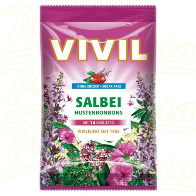Vivil Šalvěj+14 druhů bylin bez cukru 120 g – Sleviste.cz