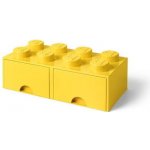 LEGO® úložný box s šuplíky 25 x 25 x 18 cm žlutá – Zboží Mobilmania