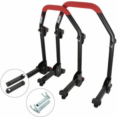 SEFIS M20U sklopný pojízdný univerzální moto stojan přední a zadní set trny / háky | Zboží Auto