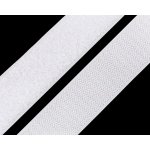 Stoklasa Suchý zip háček + plyš 780022/1 bílý, šířka 3cm (v metráži) – Zboží Dáma