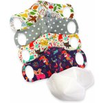 Petit Lulu Komfortní rouška s drátkem 4 ks + Nano filtr do roušky 2 ks – Hledejceny.cz