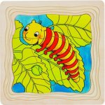 Goki motýl vývojové vrstvené puzzle – Zboží Mobilmania