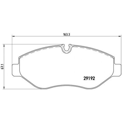Sada brzdových destiček, kotoučová brzda BREMBO P 50 085 – Hledejceny.cz
