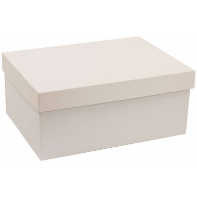 Dárková krabice s víkem 350x250x200/40 mm, šedá – Zboží Mobilmania