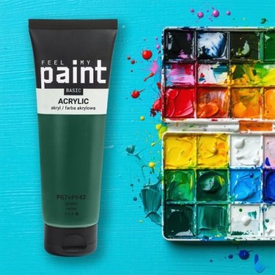 FeelMyPaint akrylová barva 120 ml zelená – Hledejceny.cz