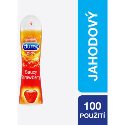 Durex Strawberry 50 ml – Zboží Mobilmania