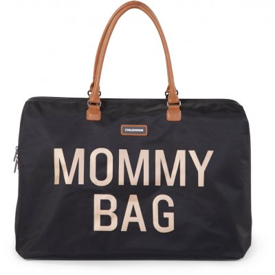 Childhome Mommy Bag Big černá zlatá – Zboží Dáma