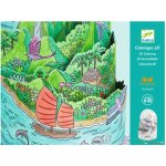 Djeco 3D omalovánka Na vrcholky hor – Zboží Dáma