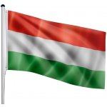 85187 FLAGMASTER® Vlajkový stožár vč. vlajky Maďarsko, 650 cm – Hledejceny.cz