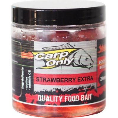 Carp Only Dipovaný boilies Strawberry Extra 250ml 24 mm