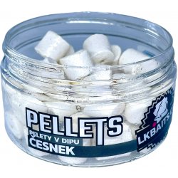 LK Baits Pelety V Dipu 60g 12mm Česnek