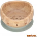 Lässig Bowl Bamboo/Bowl Bamboo/Wood Little Chums cat with suction pad/silicone 1310049108 – Zbozi.Blesk.cz