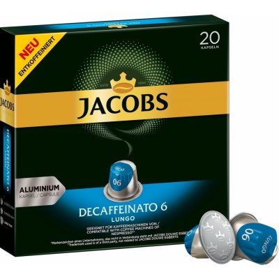 Jacobs Decaffeinato Lungo Nespresso 20 ks – Zboží Mobilmania
