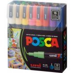 Uni Posca PC-3M 0,9 1,3 mm 16 barev mix – Zboží Živě