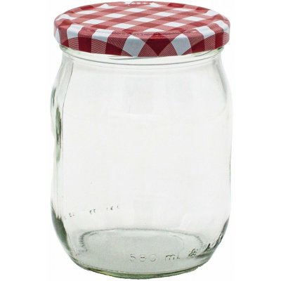 Gastro Zavařovací sklenice s víčkem káry TO82 580 ml x 6 ks – Zboží Mobilmania