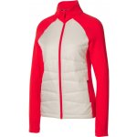 Crivit dámská hybridní bunda červená béžová – Sleviste.cz