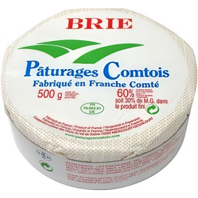 Pâturages Comtois Brie sýr 60% 1000 g – Zboží Dáma Pâturages Comtois Brie sýr 60% 1000 g – Zboží Dáma