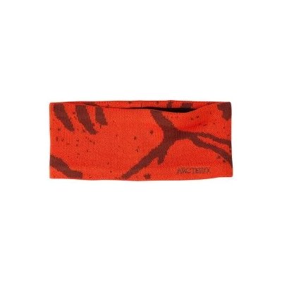 Arcteryx Grotto Headband Solaris/Sequoia červená – Zboží Dáma