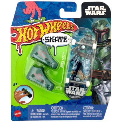 Hot Wheels Skate Fingerboard And Shoes Star Wars Boba Fett