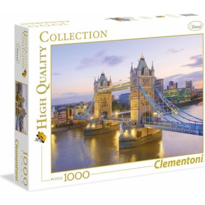 Clementoni 39022 Tower Bridge Londýn 1000 dílků – Zboží Mobilmania