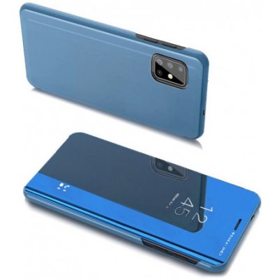 Pouzdro MG Clear View knížkové na Samsung Galaxy A20s, modré – Zboží Mobilmania