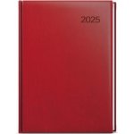 David Vivella A5 Denní 2025 bordó – Zboží Mobilmania