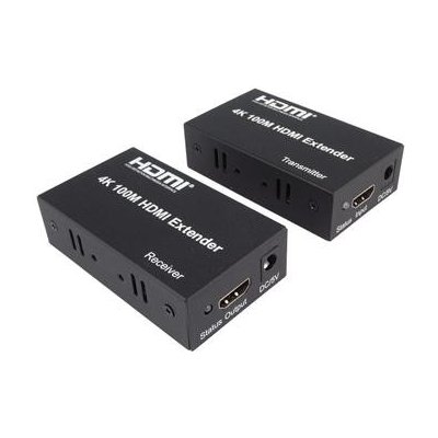 PremiumCord 4K HDMI extender na 100m přes jeden kabel Cat5e/Cat6 khext100-2