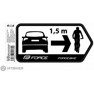 nálepka Force SAFETY na auto 184 x 84 mm černá – Zbozi.Blesk.cz