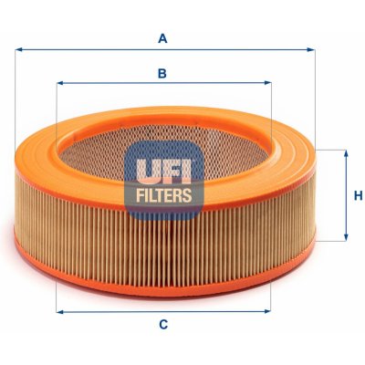 Vzduchový filtr UFI 30.843.01 – Hledejceny.cz