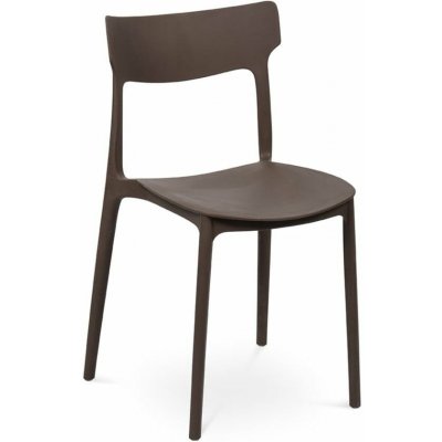 Bonami Essentials Biá zahradní židle hnědá 38 cm, 77.5 cm, 51 cm – Hledejceny.cz