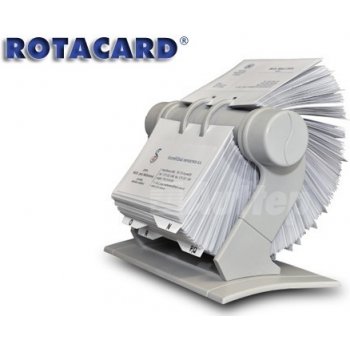 Rotacard Rotační vizitkář šedý