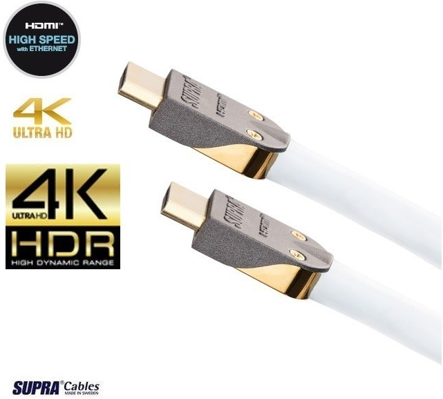 Supra Cables HDMI-HDMI 2.0 UHD4K 1 m od 1 399 Kč - Heureka.cz