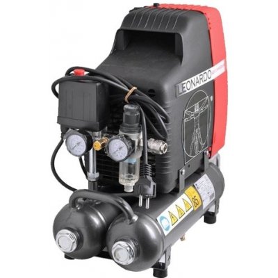 Sinop Vzduchový kompresor LEONARDO 1Hp bezolejový, 750W – Zboží Dáma