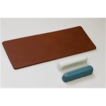 Beavercraft Leather Strop for Honing with two Polishing Compounds Green, White – Zboží Mobilmania