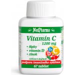 MedPharma Vit.C 1200 mg se šípky+vit.D+zinek 67 tablet – Hledejceny.cz