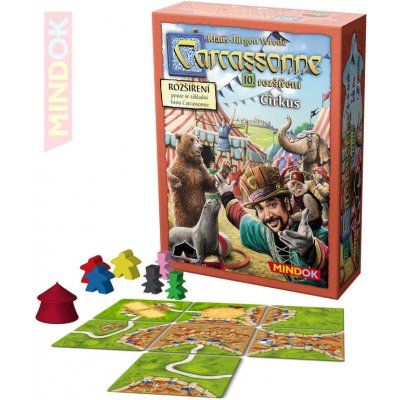 Mindok HRA Carcassonne rozšíření 10: Cirkus – Zboží Živě