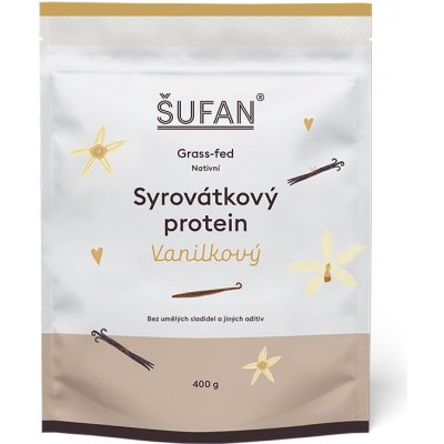 Šufan Syrovátkový protein Vanilkový 400 g – Zboží Dáma