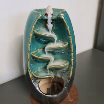 Ruhhy 20967 Keramická aroma lampa kouřový vodopád – Zboží Mobilmania