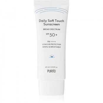 Purito Daily Soft Touch Sunscreen lehký ochranný krém na obličej SPF50+ 60 ml