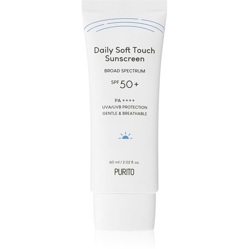 Purito Daily Soft Touch Sunscreen lehký ochranný krém na obličej SPF50+ 60 ml