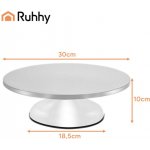 Ruhhy 27428 Dortový otočný stojan 30 cm nerez – Sleviste.cz